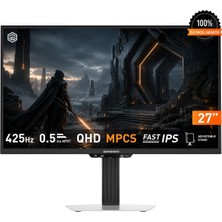 Gamebooster Elıte FQ42 27'' 425Hz 0.5ms Mpcs Qhd Fast IPS 2*hdmı+2*dp HDR600 Pivot Beyaz Gaming Monitör