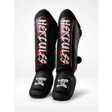 Hercules Aıgıs 1.4 Siyah Kırmızı Desenli Kaval Koruyucu | Shin Guard
