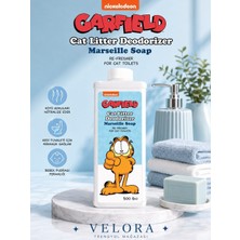 Velora Grup Garfield Marseille Soap Kedi Kumu Koku Giderici Deodorizer 500 G – Kötü Kokuları Nötralize Eden Ferahlatıcı Toz