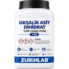 Zurihlab Zurıhlab Oksalik Asit Dihidrat Chem Pure 1kg