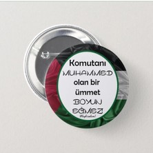 Genç Box Komutanı Muhammed Olan Ümmet- Iğneli Rozet (2 Adet)