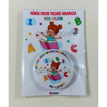 Genç Box Artık Okuyorum Yazıyorum Mutluyum - Kız Çocuk Kartlı Paket (20 Adet)