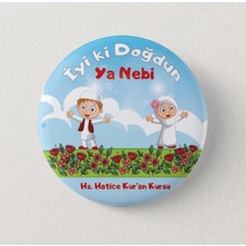 Genç Box Iyi Ki Doğdun Ya Nebi - Çocuk Iğneli Rozet (20 Adet)