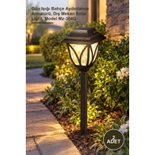 Yenilig 2 Adet Solar Bahçe Aydınlatması – Gün Işığı Bahçe Aydınlatma Armatürü, Dış Mekan Solar Light, Model MZ-304G