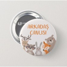 Genç Box Arkadaş Canlısı - Çocuk Iğneli Rozet (20 Adet)