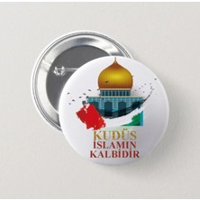 Genç Box Kudüs Islamın Kalbidir - Iğneli Rozet (20 Adet)