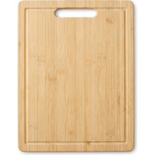 Pratik Evim Toprak Bambu Kesme Tahtası 20×30 cm