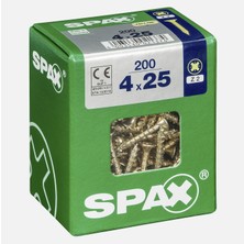 4 Adet Spax Havşa Vida Sarı 4X25