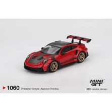 Mını Gt Mini Gt  1/64LB Porsche 911 Gt3 Rs Guards Red