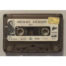 Uzelli Michael Jackson Bad Kaset (Sadece Kasettir Kartonet Yoktur)