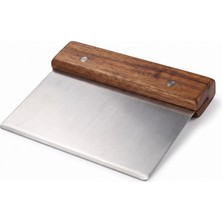 Pratik Evim Usta Ahşap Saplı Hamur Kazıyıcı Spatula