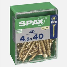 4 Adet Spax Havşa Vida Sarı 4.5X40