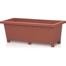 4 Adet Üçsan Altı Ayaklı Balkon Saksısı 87 cm