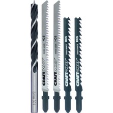 5 Adet Craftomat Dekupaj Testere Ucu Ahşap 5'li Set