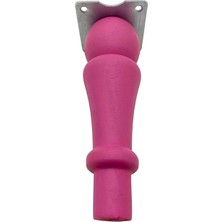 GOLDENWOODEN Tombul Torna Ahşap Ayak Mobilya Masa ve Dolap Ayağı(Pembe)(Kayın / Gürgen)