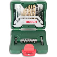 3 Adet Bosch X-Line 30 Parça Titanyum Aksesuar Seti