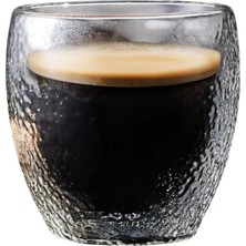 Pratik Evim Buzlu Çift Cidarlı Cam Bardak 250 ml