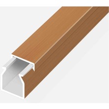 7 Adet Mutlusan Kablo Kanalı 2m Armut 25X25 mm