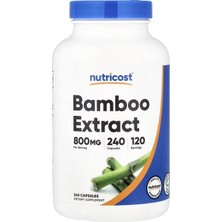Nutricost, Bamboo Extract (Bambusa Vulgaris)(Shoot)(70% Silica) 240 Caps