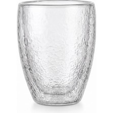 Pratik Evim Buzlu Çift Cidarlı Cam Bardak 300 ml