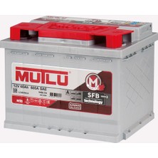 Mutlu Aku Mutlu 12/60 V/a Araç Aküsü