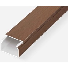 8 Adet Mutlusan Kablo Kanalı 2m Ceviz 40X25 mm