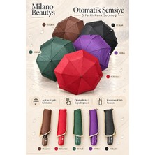 Milano Beautys Yetişkin Clower Şemsiye 5 Farklı Renk Seçeneği Ile
