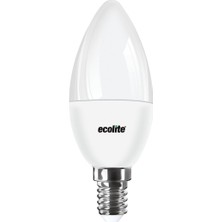 5 Adet Ecolite LED Candle 7 W Beyaz Mum E14 Duy LED Ampul