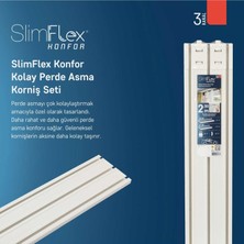 7 Adet Slimflex Innova Sx 3'lü Pvc Korniş