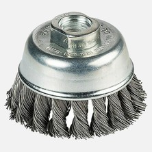 3 Adet Craftomat Çanak Tel Fırça - 65 mm M14 Örgülü