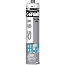 6 Adet Ceresit Cs 51 Fc Poliüretan Mastik Beyaz 280 ml