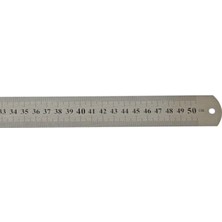 6 Adet Teknik Alet Cetvel - Çift Taraflı 500X30 mm