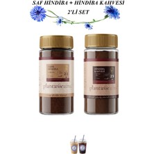 Plantwise 2\'li Hindiba Seti | Saf Hindiba + Hindiba Kahvesi | 100G Cam Kavanoz