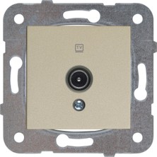 4 Adet Viko Novella Data Nümeris Telefon Prizi Cat5 Bronz
