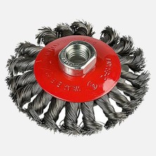 6 Adet Craftomat Koni Tel Fırça - 100 mm Örgülü