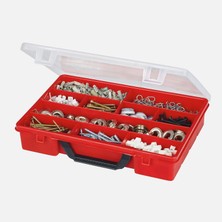 4 Adet Wisent Organizer 3, 10 Bölümeneli, Kırmızı