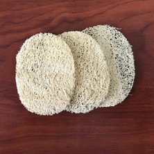 7 Adet Cn Doğal Loofah 3'lü Disk