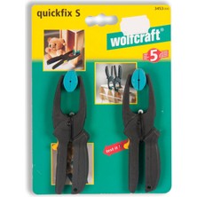 7 Adet Wolfcraft Quickfix S 30 - Mini Hızlı Sıkıştırma Penseleri 30 mm