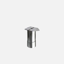 8 Adet Tempo R51 Toprak Baza 10 cm Krom