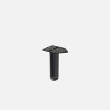 5 Adet Tempo 10 cm Metal Baza Ayağı Siyah