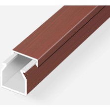 11 Adet Mutlusan Kablo Kanalı 2m Armut 40X40 mm