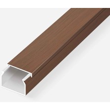 10 Adet Mutlusan Kablo Kanalı 2 Mceviz 25X16 mm