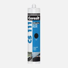 10 Adet Ceresit Cs 111 Akrilik Mastik Siyah 240 ml