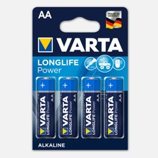 5 Adet Varta Longlife Power  4 Aa Alkalin Pil