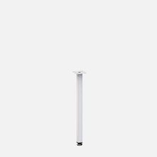 4 Adet Tempo 25X25 mm Sehpa Ayağı Beyaz