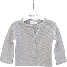 Andywawa AC24333 Basic Bebe Ceket Grey Melange