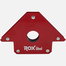 7 Adet Rox Wood 0072 Manyetik Açılı Kaynak Tutucu Mıknatıs Gönye 50 Lbs