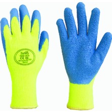 Max Safety 4 Adet Lateks Kaplı Soğuk Ortam Eldiveni - No:10