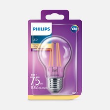 5 Adet Philips Classic 75 W Klasik E27 Duy LED Ampul