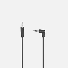 6 Adet Hama 3.5 mm - 3.5 mm Stereo Açılı Uç Siyah 0,5m.